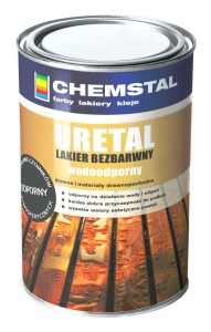 CHEMSTAL URETAL Lakier do mebli i boazerii Bezbarwny Połysk 1L