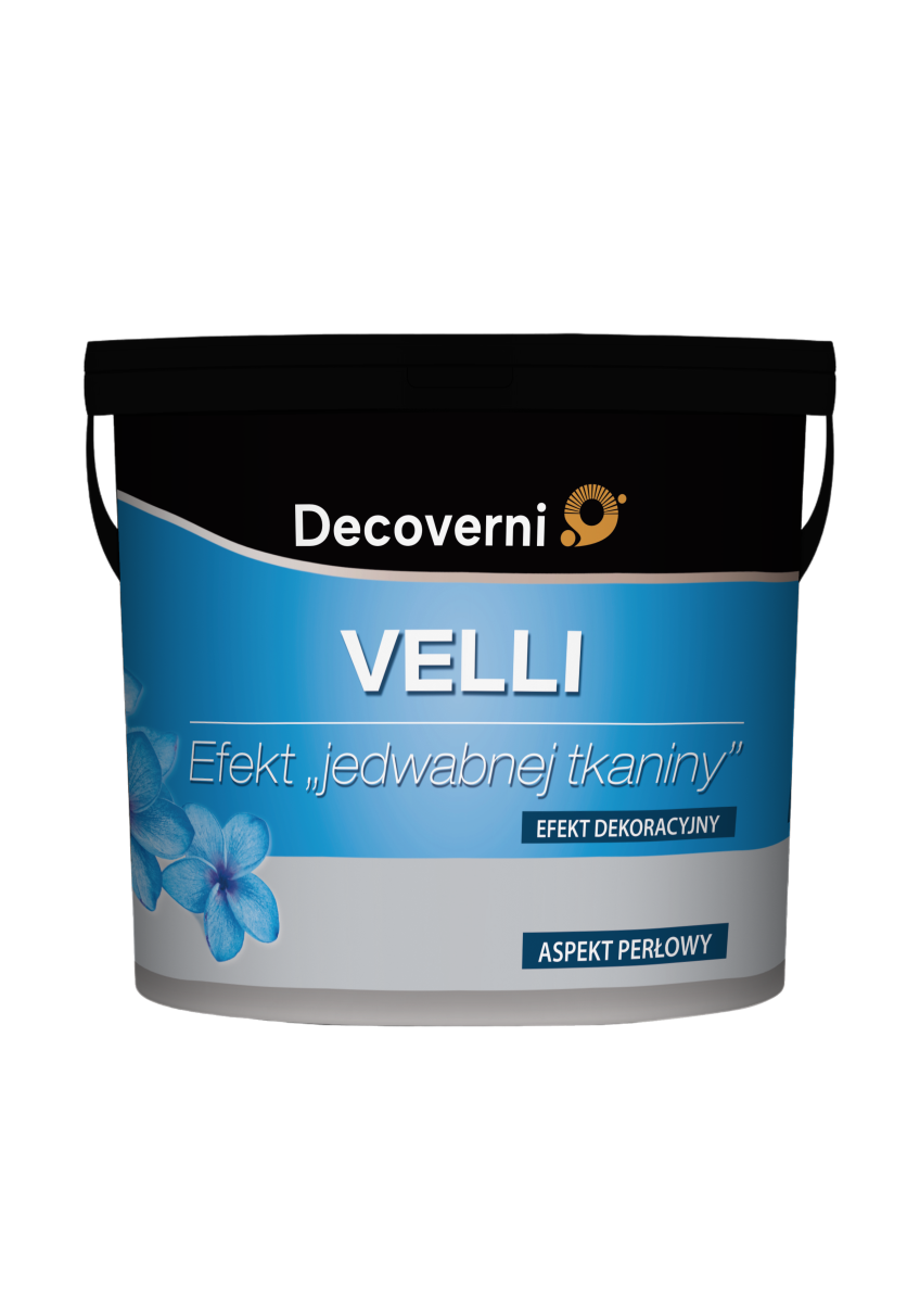 DECOVERNI VELLI 201 efekt  Jedwabnej Tkaniny 2,5kg plus grunt 3kg