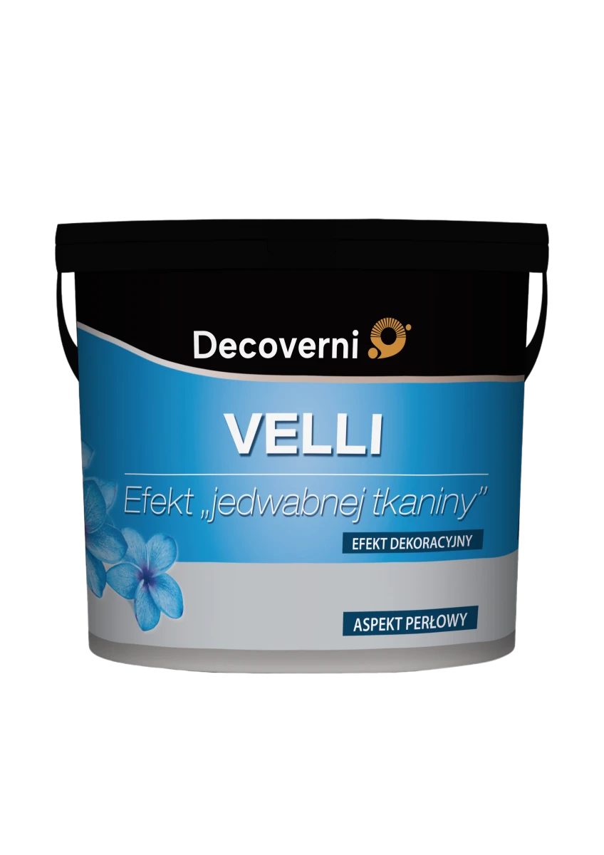 DECOVERNI VELLI 206 efekt  Jedwabnej Tkaniny 2,5kg plus grunt 3kg 
