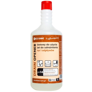 ECO SHINE DRAIN OPENER Koncentrat do udrażniania rur i odpływów 1L