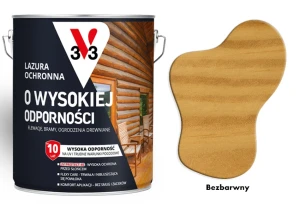 Lazura ochronna  10 lat o wysokej odporności V33 Bezbarwny 5L