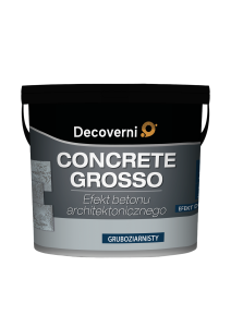 Zestaw DECOVERNI Beton architektoniczny 10m2 CONCRETE GROSSO SILVER
