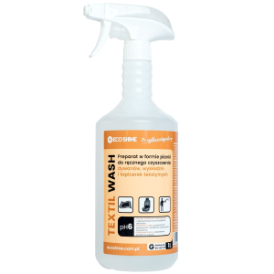 ECO SHINE TEXTIL WASH Pianka do czyszczenia tapicerki i dywanów 1L