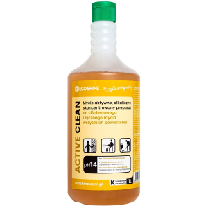 ECO SHINE ACTIVE CLEAN Alkaliczny koncentrat do mycia 1L