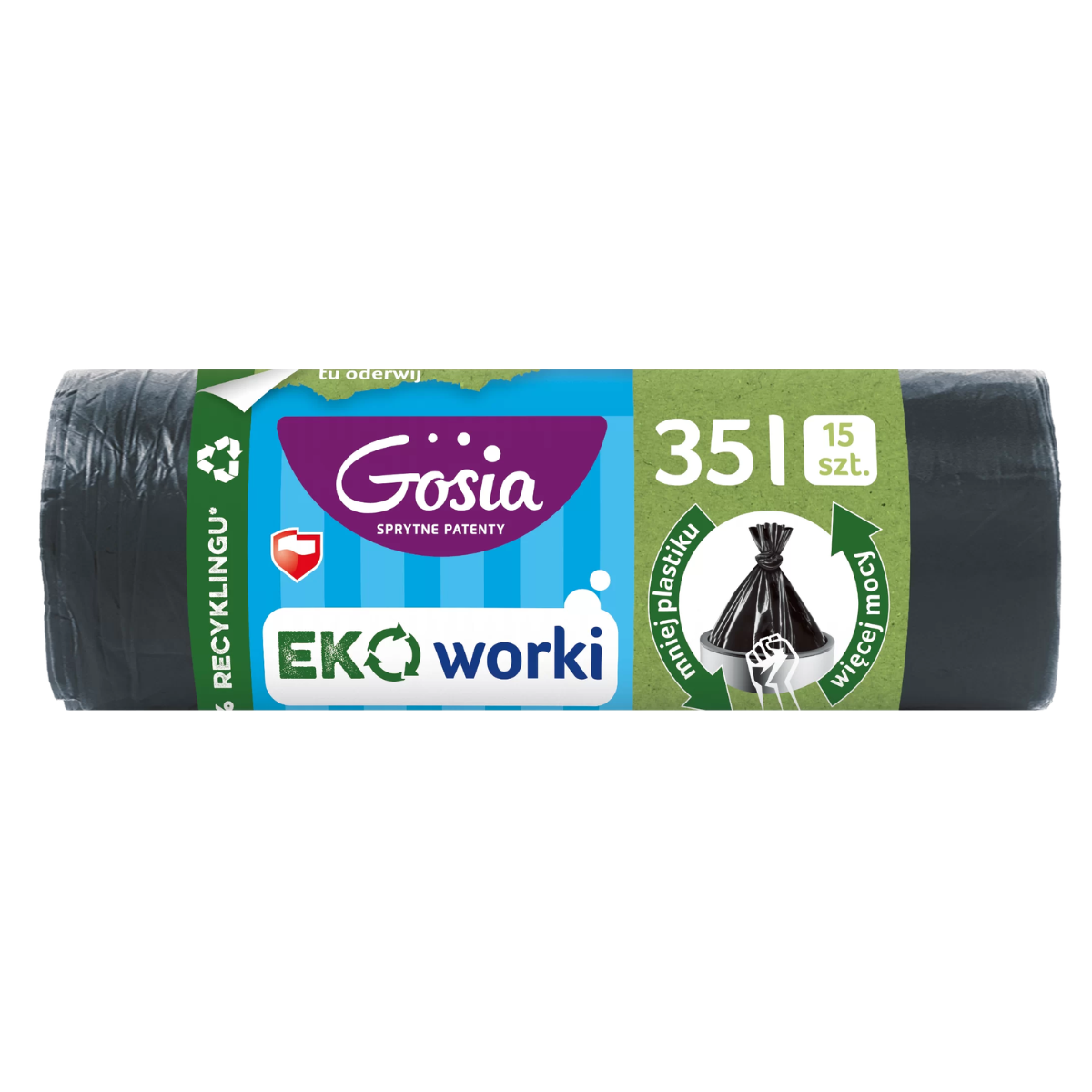 GOSIA EKO Worki na śmieci ultra mocne 35L 15szt