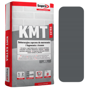 SOPRO KMT Zaprawa do murowania i fugowania ciemny szary 25kg