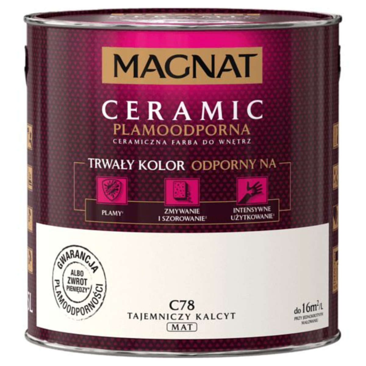 MAGNAT Ceramic Farba plamoodporna tajemniczy kalcyt C78 2,5L