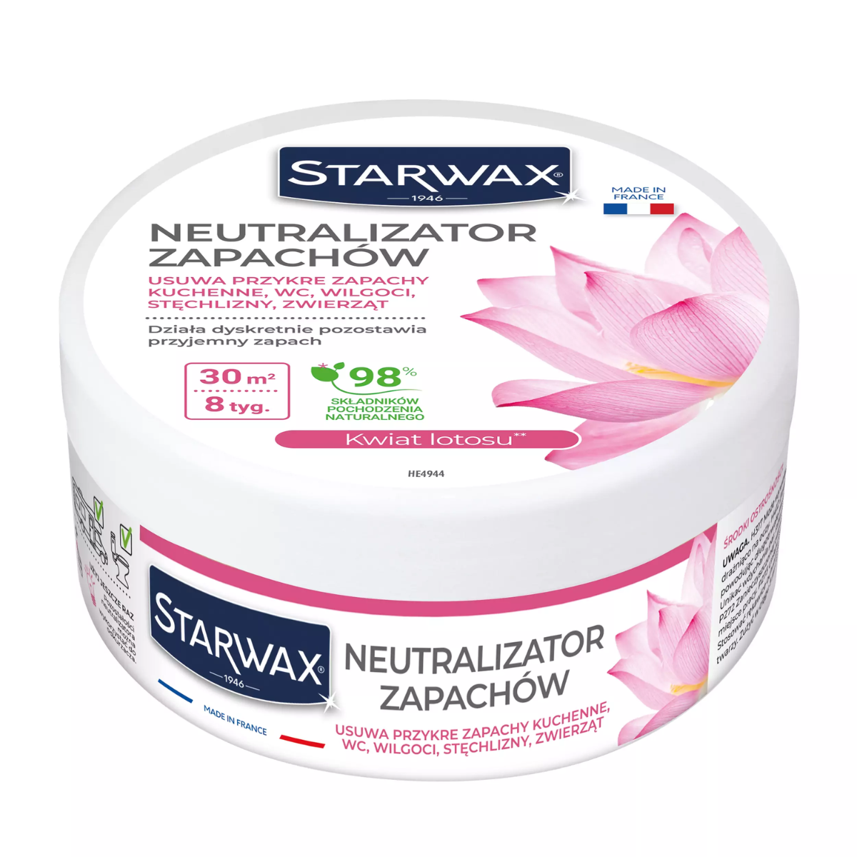 STARWAX Neutralizator zapachów kwiat lotosu 300g