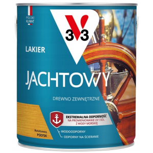 V33 Lakier jachtowy bursztynowy połysk 750ml
