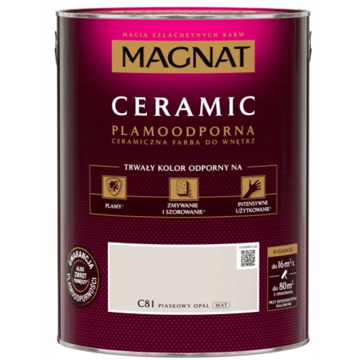MAGNAT Ceramic Farba plamoodporna piaskowy opal C81 5L