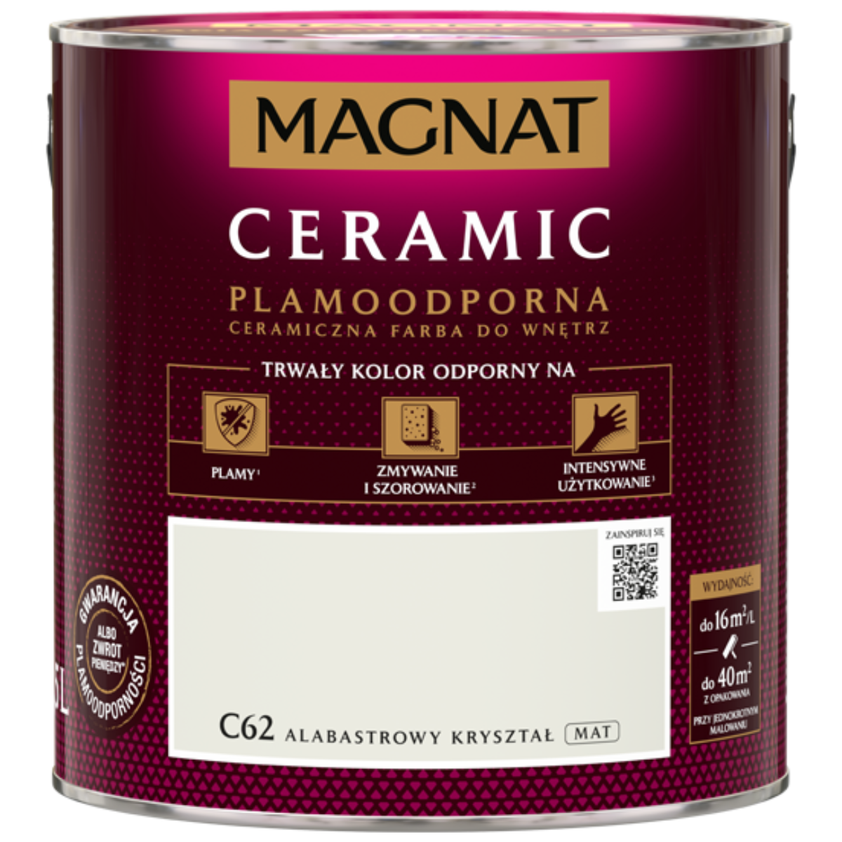 MAGNAT Ceramic Farba ceramiczna alabastrowy kryształ C62 2,5L