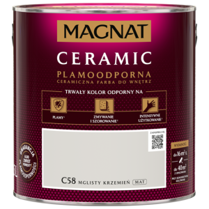 MAGNAT Ceramic Farba ceramiczna mglisty krzemień C58 2,5L