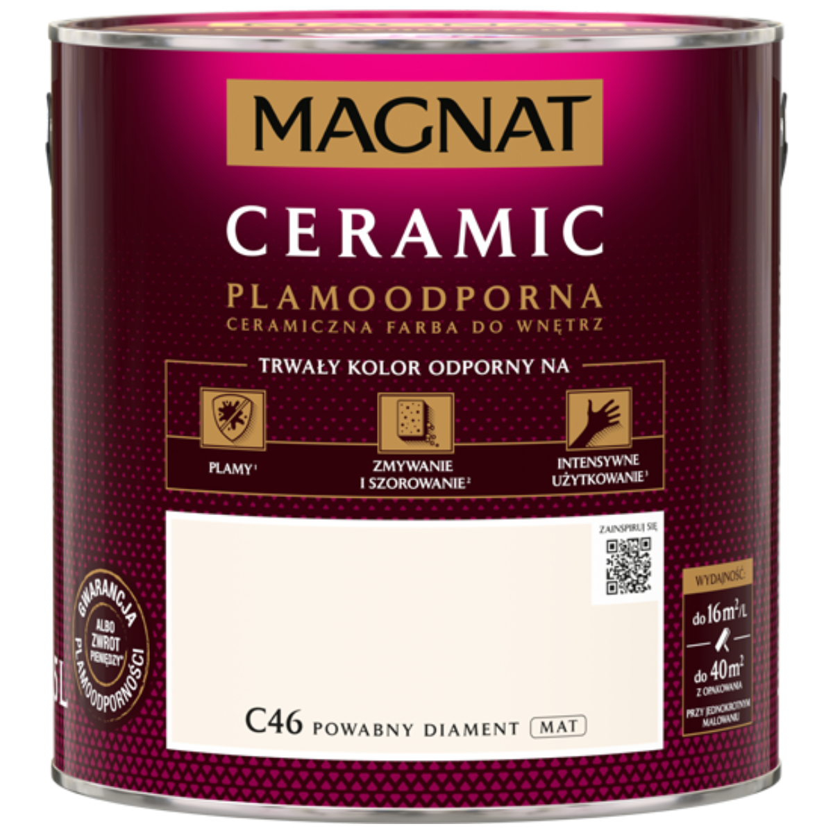 MAGNAT Ceramic Farba ceramiczna powabny diament C46 2,5L