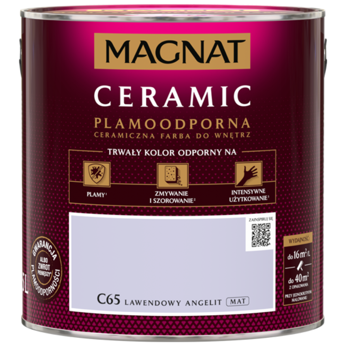 MAGNAT Ceramic Farba ceramiczna lawendowy angelit C65 2,5L
