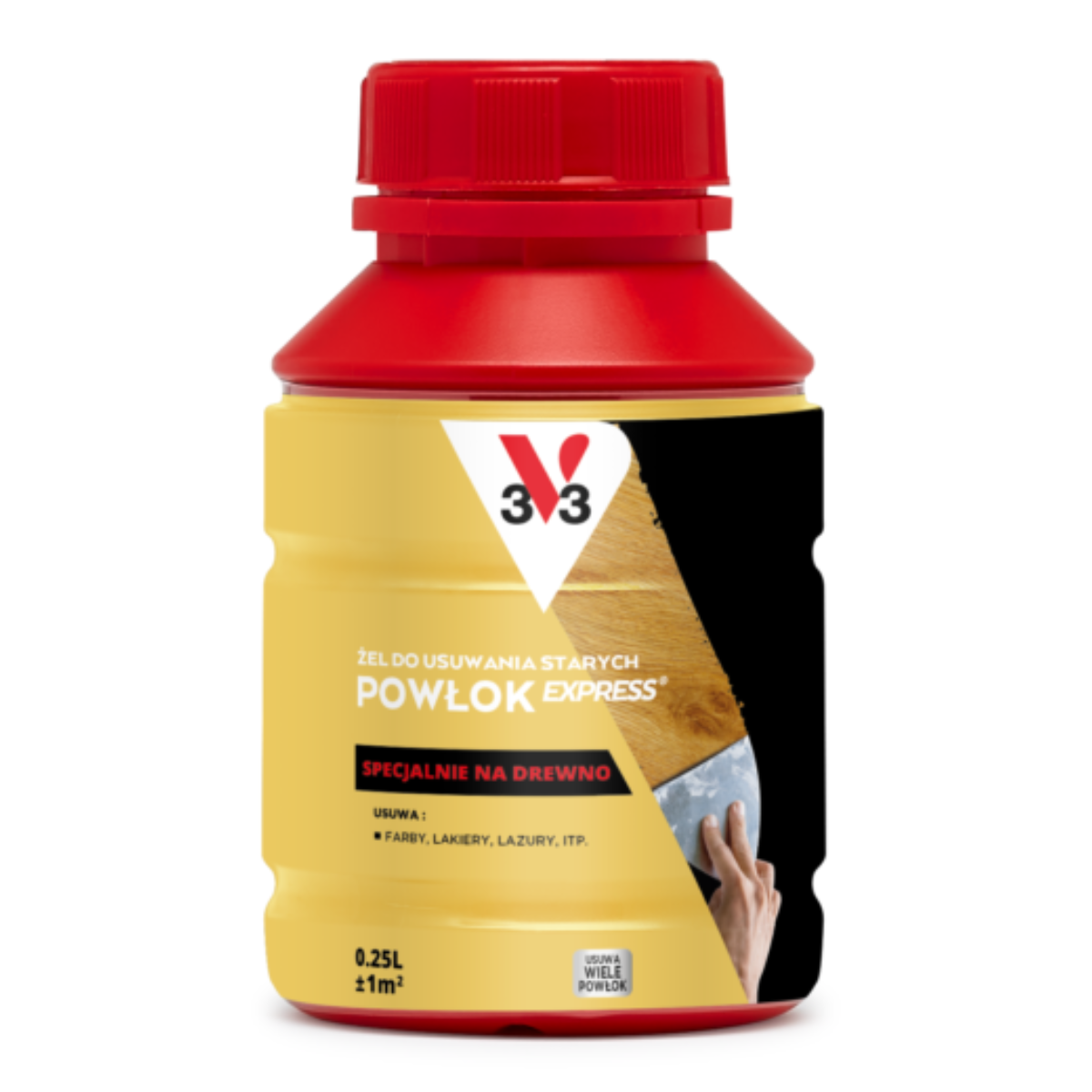 V33 Żel do usuwania starych powłok z drewna 0,25L
