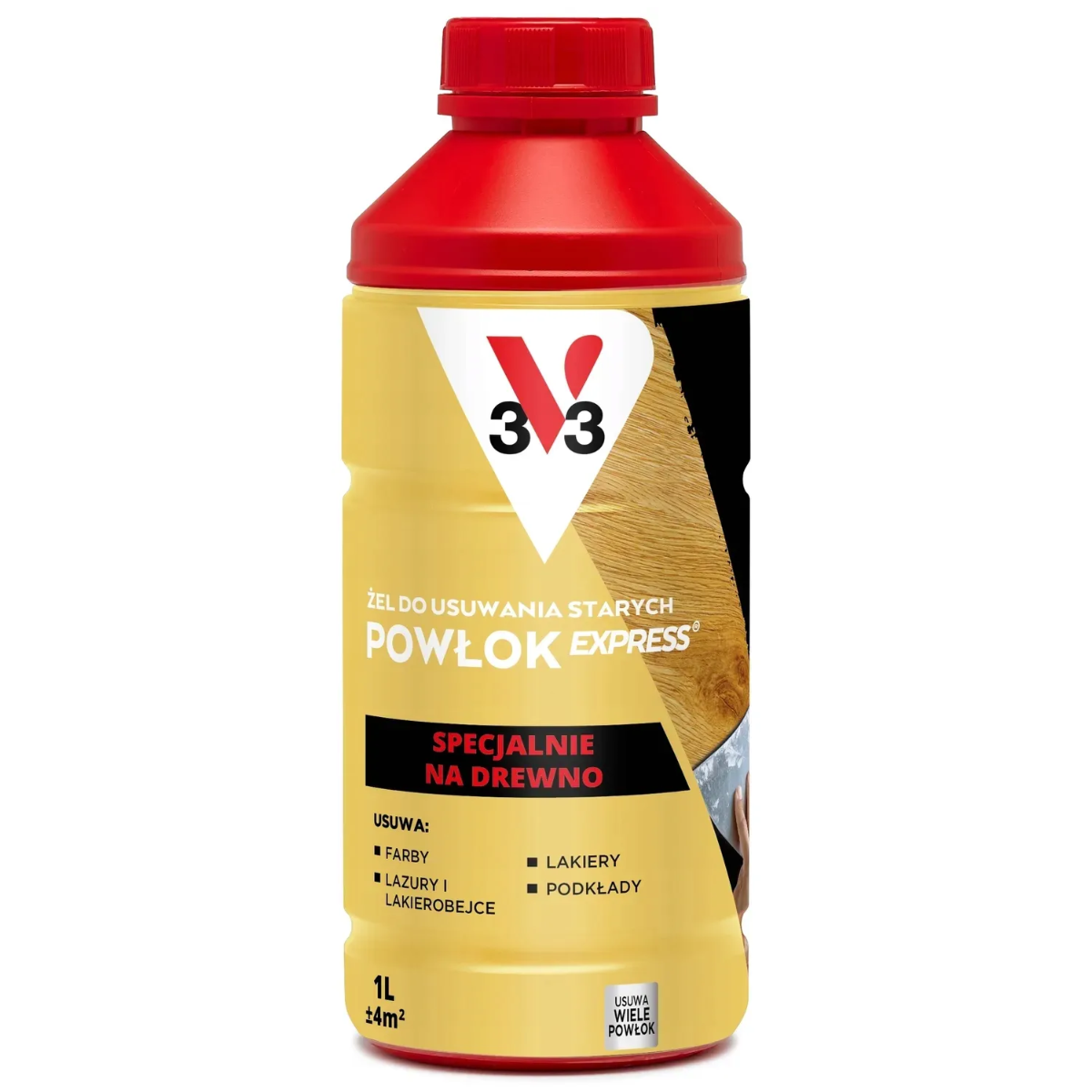 V33 Środek do usuwania starych powłok z drewna 1L