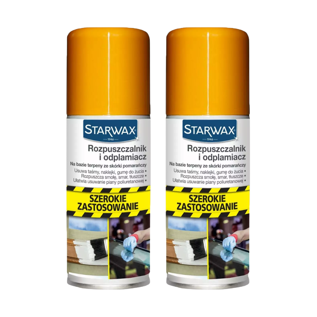 STARWAX Naturalny rozpuszczalnik i odplamiacz 100ml x 2 sztuki