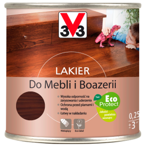 V33 Lakier do mebli i boazerii mahoń satyna/połysk 1L