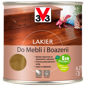 V33 Lakier do mebli i boazerii dąb średni satynowy 1L