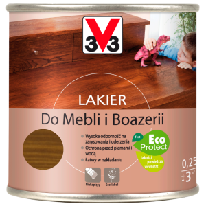 V33 Lakier do mebli i boazerii dąb rustykalny satynowy 1L