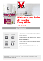 V33 Easy White Biała farba akrylowa do różnych powierzchni mat 5L