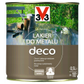 V33 Lakier do metalu DECO bezbarwny połysk 0,5L