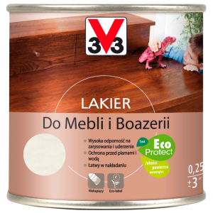V33 Lakier do mebli i boazerii biała patyna mat 1L