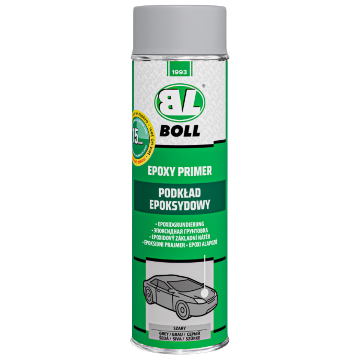 BOLL Podkład epoksydowy spray szary 500ml
