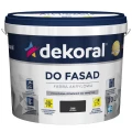 DEKORAL Polinit Farba fasadowa elewacyjna czarna 10L