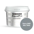 AQUA PRO Emalia Akrylowa Szybkoschnąca 4,5L Szary RAL 7045 MAT