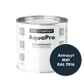 Szybkoschnąca uniwersalna emalia akrylowa Aqua Pro Antracyt MAT RAL 7016 0,7L