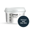 Szybkoschnąca uniwersalna emalia akrylowa Aqua Pro Antracyt MAT RAL 7016 2,7L