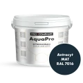 Szybkoschnąca uniwersalna emalia akrylowa Aqua Pro Antracyt MAT RAL 7016 9L