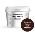 Szybkoschnąca uniwersalna emalia akrylowa Aqua Pro Brązowy Ciemny MAT RAL 8017 4,5L