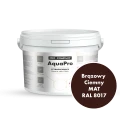 Szybkoschnąca uniwersalna emalia akrylowa Aqua Pro Brązowy Ciemny MAT RAL 8017 2,7L