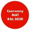 Szybkoschnąca uniwersalna emalia akrylowa Aqua Pro Czerwony MAT RAL 3020 2,7L