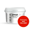 Szybkoschnąca uniwersalna emalia akrylowa Aqua Pro Czerwony MAT RAL 3020 2,7L