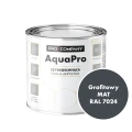 Szybkoschnąca uniwersalna emalia akrylowa Aqua Pro Grafitowy MAT RAL 7024 0,7L