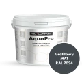 Szybkoschnąca uniwersalna emalia akrylowa Aqua Pro Grafitowy MAT RAL 7024 4,5L
