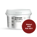Szybkoschnąca uniwersalna emalia akrylowa Aqua Pro Mahoń MAT RAL 3011 2,7L