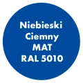 Szybkoschnąca uniwersalna emalia akrylowa Aqua Pro Niebieski Ciemny MAT RAL 5010 0,7L