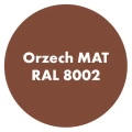 Szybkoschnąca uniwersalna emalia akrylowa Aqua Pro Orzech MAT RAL 8002 9L