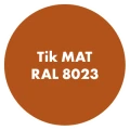 Szybkoschnąca uniwersalna emalia akrylowa Aqua Pro Tik MAT RAL 8023 2,7L