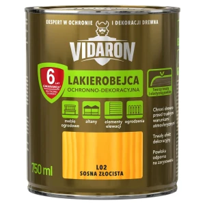 VIDARON Lakierobejca ochronno-dekoracyjna sosna złocista L02 750ml
