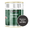Szybkoschnąca emalia alkidowa do metalu Pro Alkid Brązowy Szary RAL 8019 4,5L