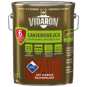 VIDARON Lakierobejca ochronno-dekoracyjna sekwoja kalifornijska L07 4,5L