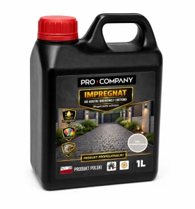 PRO COMPANY Impregnat barwiący do kostki brukowej i betonu biel alabastrowa 1L