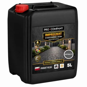 PRO COMPANY Impregnat barwiący do kostki brukowej i betonu antracyt 5L