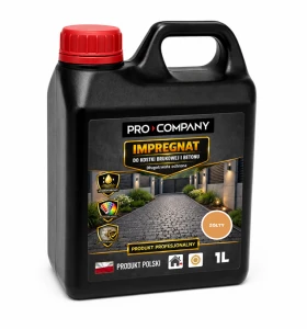 PRO COMPANY Impregnat barwiący do kostki brukowej i betonu żółty 1L