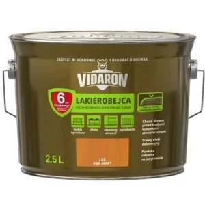 VIDARON Lakierobejca ochronno-dekoracyjna dąb jasny L20 2,5L